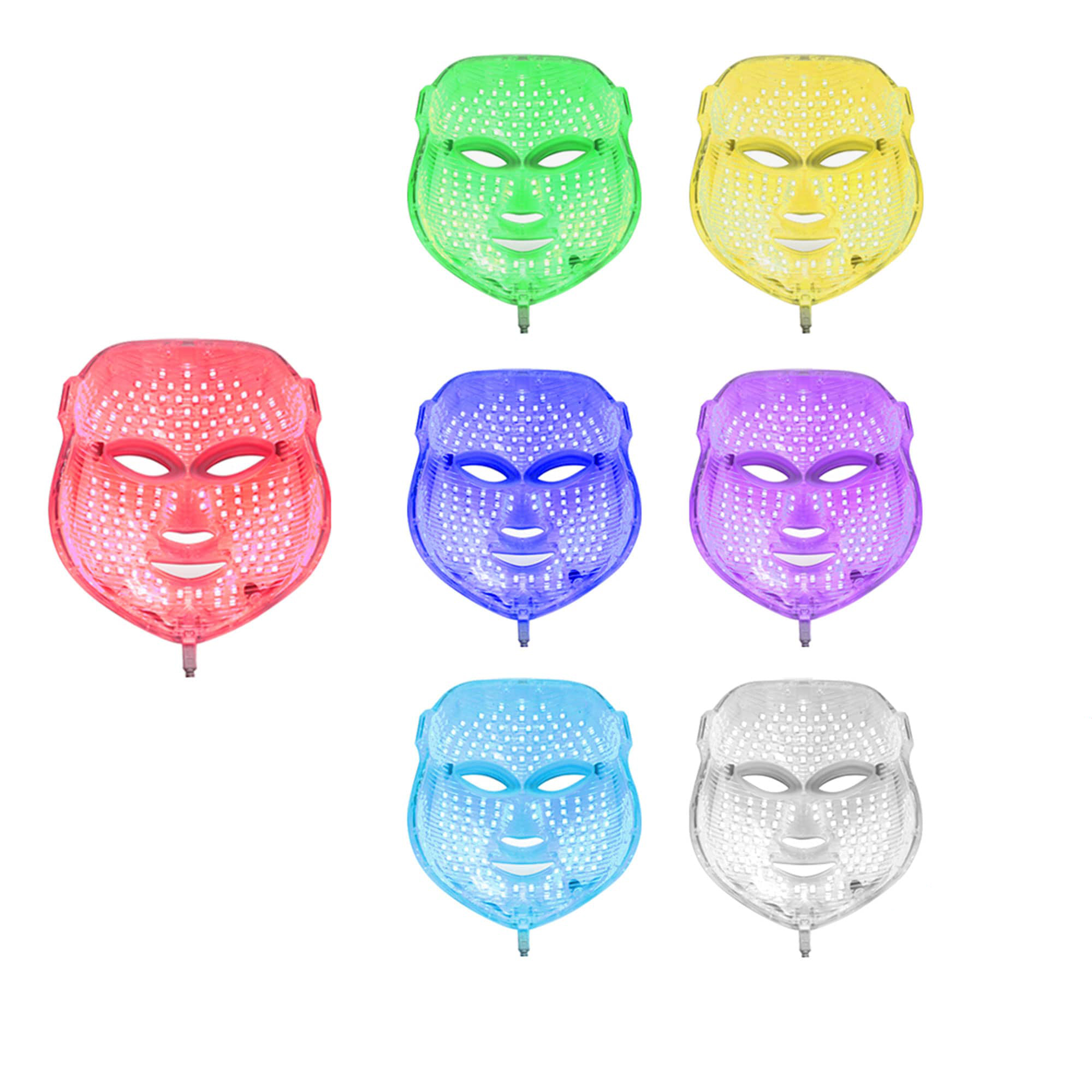 ماسک ال ای دی صورت و گردن ۷ رنگ
